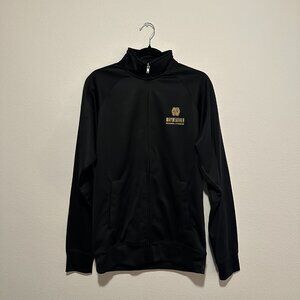 Mayweather Boxing+Fitness Men's Black Full-Zip Fleece Jacket in Size Medium